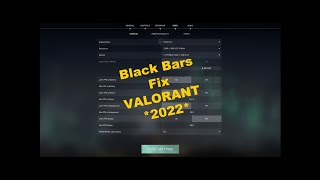 No More Black Bars VALORANT Fix! Wide/Ultrawide