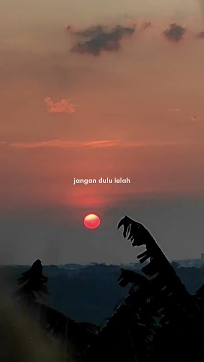 Status WA batas senja nanti kita seperti ini #batassenja #nantikitasepertiini #sunset #sunsetview