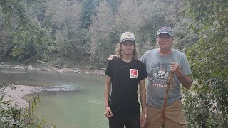 Mammoth cave National Park, father and son.
