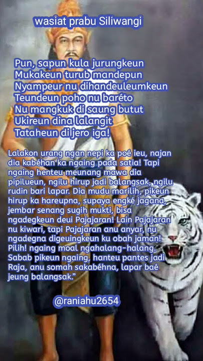 kata kata prabu Siliwangi# katakatabijak#shortsviral