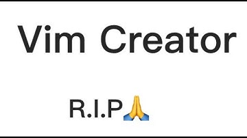 Vim creator R.I.P