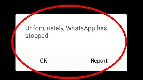 Fix Unfortunately WhatsApp has stopped working Error in Android|Tablet