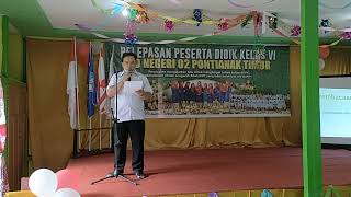 Pembacaan Doa... Pelepasan Peserta Didik Kelas VI SDN 02 Pontianak Timur