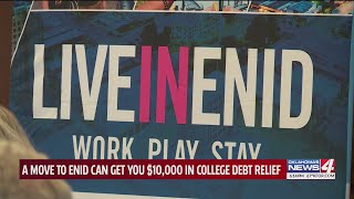 2 nonprofits offer student loan debt relief for those willing to move to and work in Enid