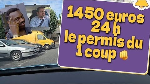 Permis du premier coup  1450 e /24h  analyse de la conduite pour réussir