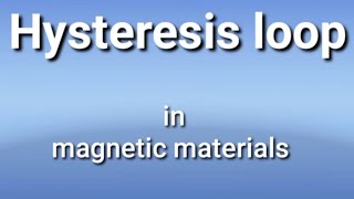 Hysteresis loop in Magnetic Materials screenshot 3