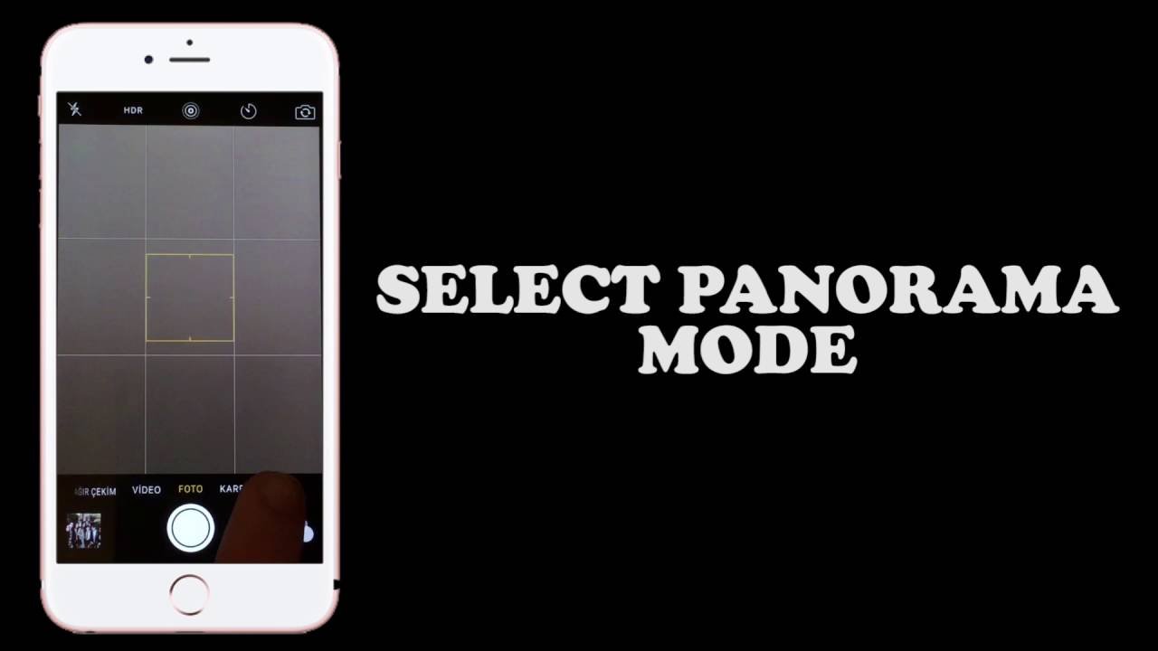 iPhone Panorama Mode Trick - YouTube