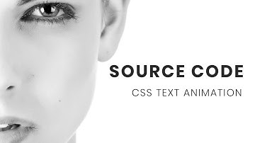 Text animation using html and css ( source code )