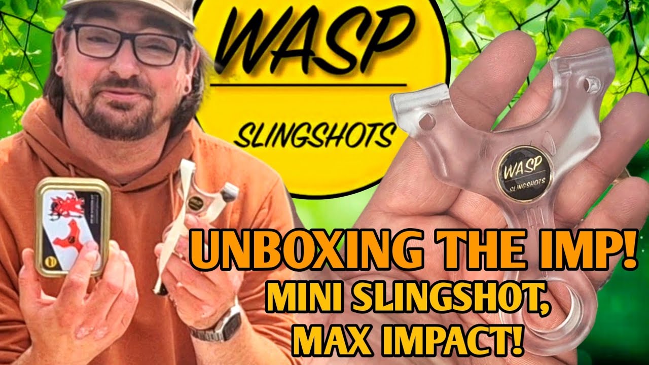 This Tiny Slingshot Packs a Punch! | Wasp Imp BB Shooter Kit Unboxing + first impressions.