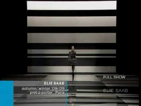 ELIE SAAB Fall Winter 2008 2009 part 1 [HQ]