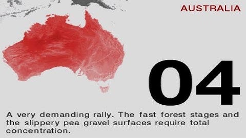 Colin McRae Rally 04 Tracks - Australia