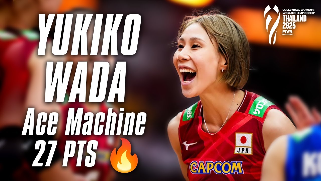WADA ON FIRE 🔥 | Yukiko Wada Highlights vs Netherlands 🏐 | World Championship 2025