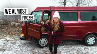 Winter Vanlife is TOUGH! - Exploring Maine in Below Freezing Temperatures 🥶