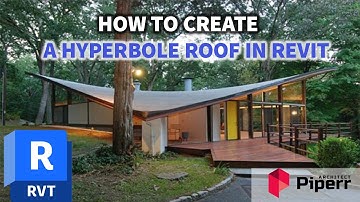 HOW TO CREATE A HYPERBOLE ROOF IN REVIT -2 MINS/HYPERBOLIC PARABOLOID ROOF IN REVIT