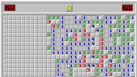 Playing Minesweeper until I win