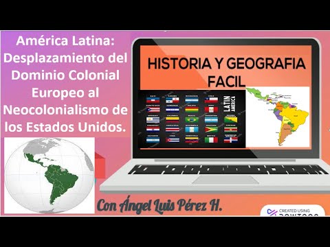 América Latina: Desplazamiento del Dominio Colonial Europeo al Neocolonialismo de Estados Unidos.