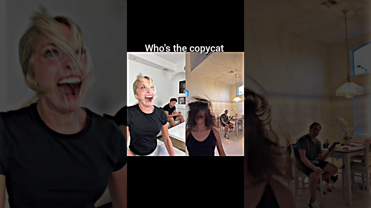 who's the copycat #viral #shorts #trending #shortsfeed