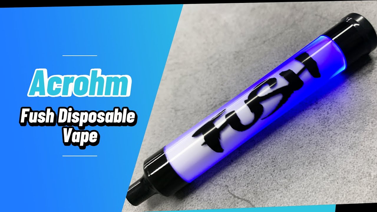 Acrohm Fush Disposable Pod Kit 550/400mAh Light Changing Unboxing | Vapesourcing