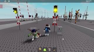 Railroad crossing simulator [with sly110101]