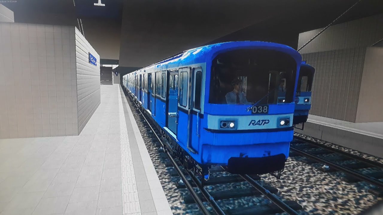 Metro Parisien  MF 67 en 1992. Transport Fever 2