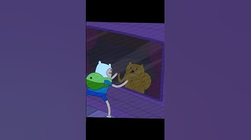 Jake pretends to be a mirror - Adventure Time funny moment
