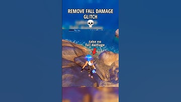 REMOVE FALL DAMAGE GLITCH IN SEASON 4... 💀￼ #fortnite #shorts #gaming