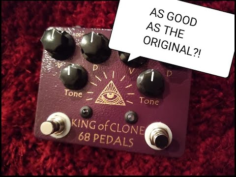 Checking out a 68 Pedals King Of Clone Overdrive Pedal - YouTube