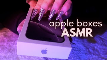 ASMR Tapping on Iphone Cardboard Boxes 📦 No Talking | Background ASMR for sleep
