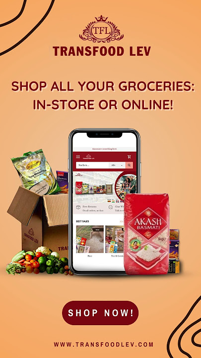 🛒 Shop All Your Groceries with The Transfood Lev! 🍅🥖