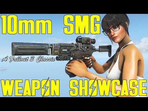 Fallout 4: 10mm SMG - A Fallout 3 Classic - Weapon Mod Showcase
