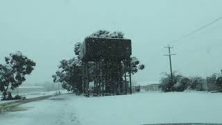 Snow Day In Orange NSW Australia. 10 June 2021