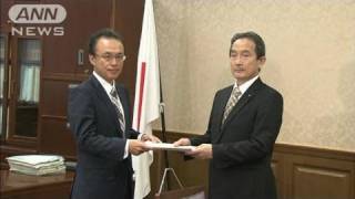 朝霞市長「公務員宿舎の建設中止」を申し入れ（11/11/22）