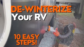 How to DeWinterize your RV or Trailer in 10 Easy Steps