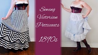 Making Some Victorian Petticoats
