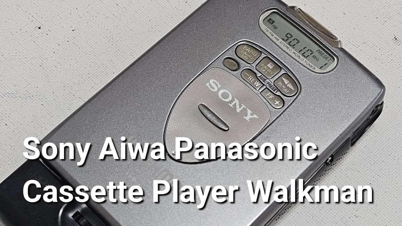 Sony Aiwa Panasonic Cassette Player Walkman - YouTube