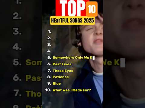 Top 10 HEarTFUL Songs 2025 License Top Top10 Songs 2025 Mostpopular Trending Shorts Fy 