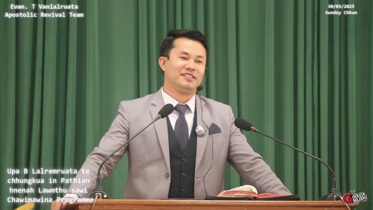 Evan T Vanlalruata@Valtea || Chawimawina Chhun inkhawm || Sermon