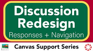 Famous Canvas Discussion Redesign - Responses and Navigation Profile