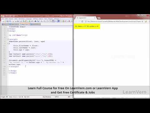 What is Object Constructor and Native Object in JavaScript? - Free On LearnVern