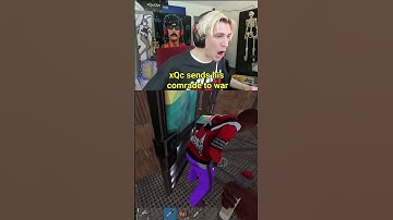 xQc sends his teammate to war #shorts