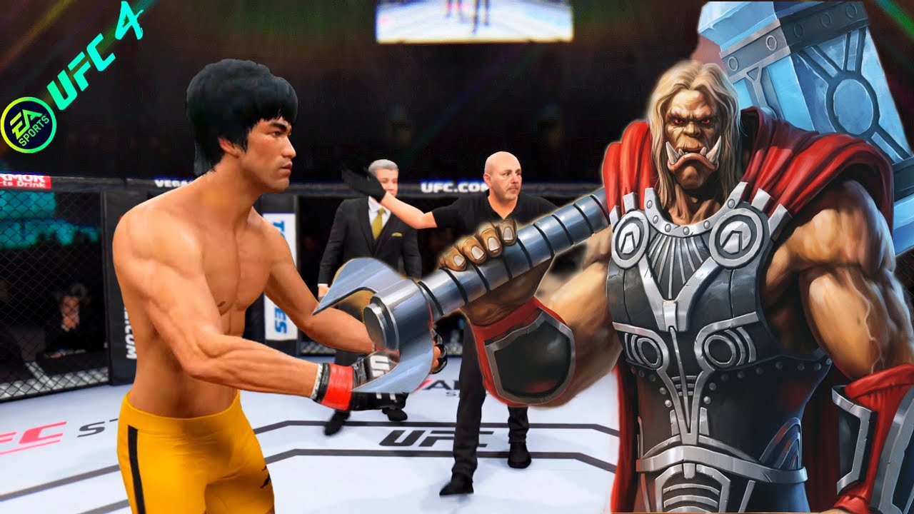 Bruce Lee vs Great Thor EA Sports UFC 4 PS5 - YouTube