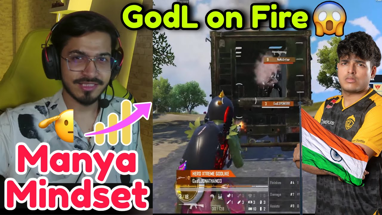 🇮🇳Manya Strategy for Semis🫡 GODL Knock Push 🥶 GODL Grand Final Highlight 🥵