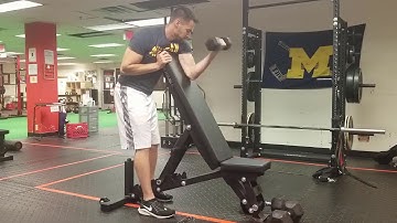 Preacher Curl with Thoracic Expansion and Neck Rotation