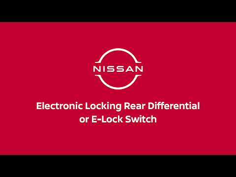 2027 Nissan Frontier - Electronic Locking Rear Differential or E-Lock Switch