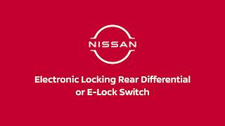 2027 Nissan Frontier - Electronic Locking Rear Differential or E-Lock Switch
