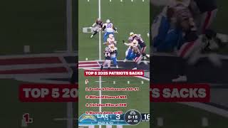 Top 🖐️ sacks from 2025 💪 #patriots #nfl #shorts