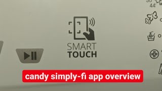 candy simply-fi app overview - washing machine section screenshot 3