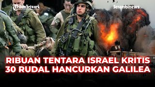 🔴Hizbullah Membara, Iron Dome Jebol, 30 Rudal Hancurkan Galilea Atas, Ribuan Tentara Israel Kritis