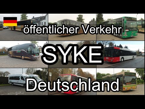 Syke, Deutschland. öffentlicher Verkehr