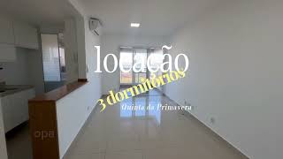 Apartamento para locação com 3 dormitórios no Quinta da Primavera